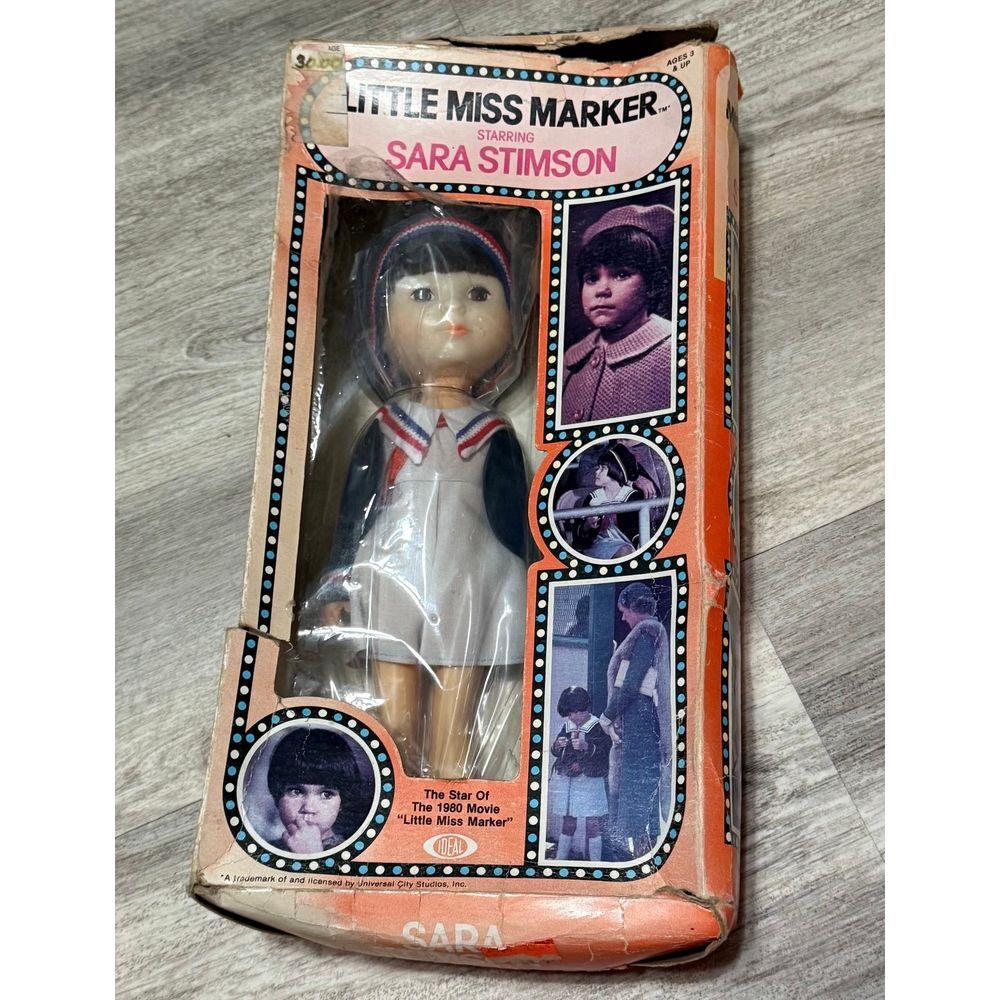 Little Miss Marker Sara Stimson Doll Vintage by Ideal 1980's‎ - NIB